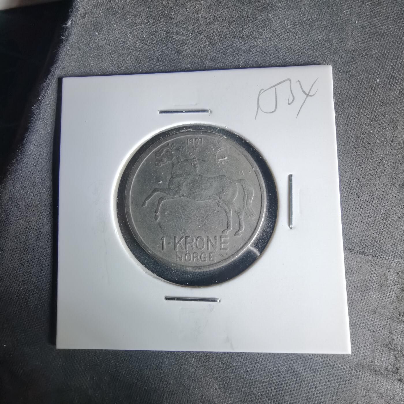 沼泽如烟--第1015场 挪威1958年1克朗