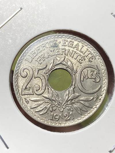 2026年第三十三场(总第二百零二场）外国精品纸夹币场(免佣金) - 原光好品–法兰西第三共和国1921年25生丁