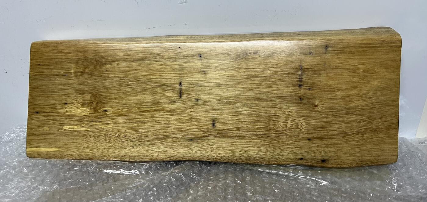 零元拍：金丝楠干泡台茶盘 金光闪闪。尺寸约：46.3/16.5/3CM。