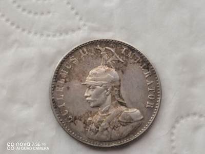 银币 - 1897年德属东非半卢比银币（5.7克）