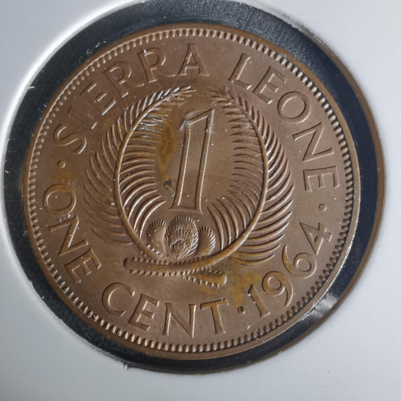 沼泽如烟--第1015场 塞拉利昂1964年一分