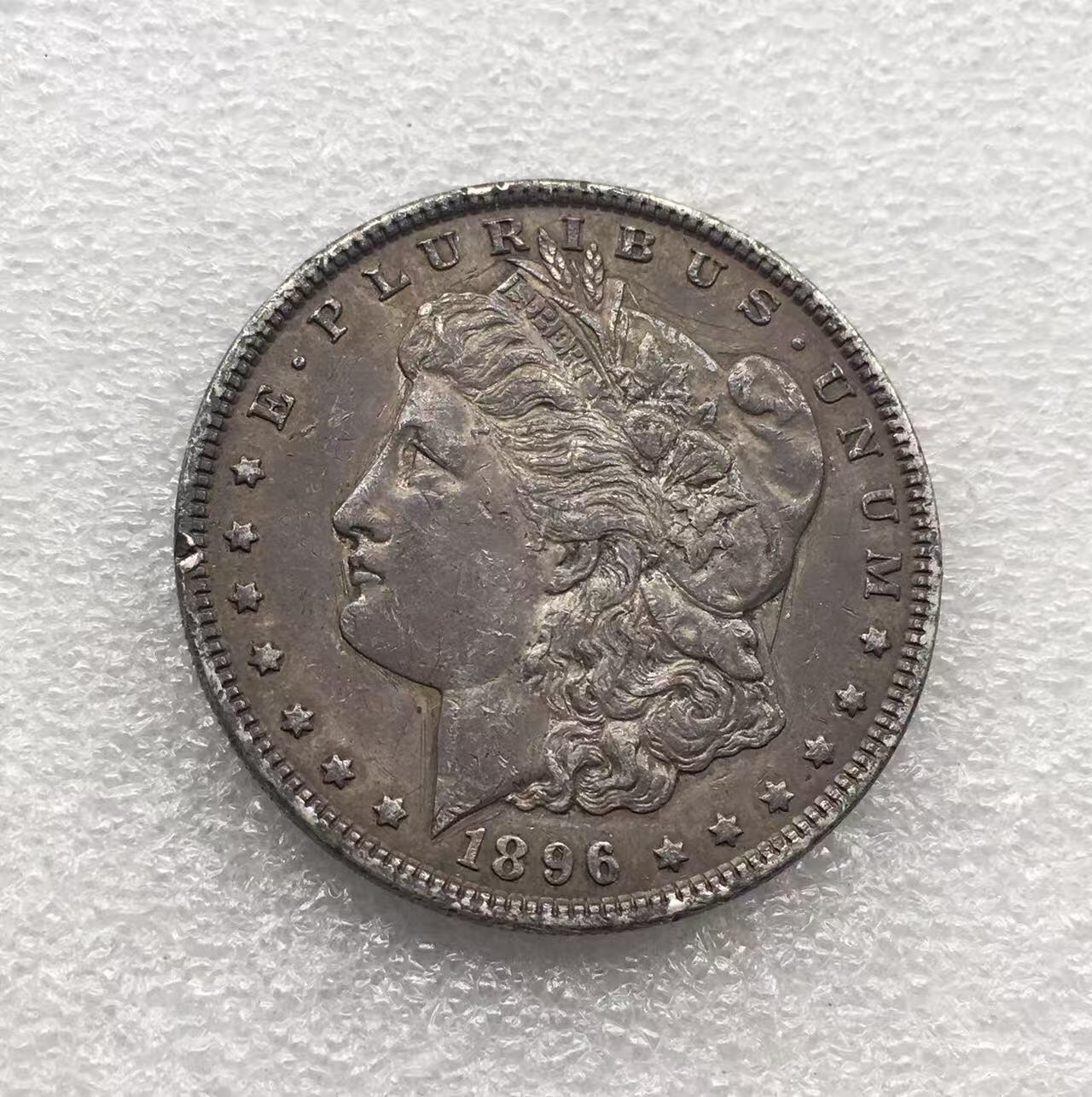 世界钱币专场拍卖 每周二开拍 1896年美国摩根女神一美元银币