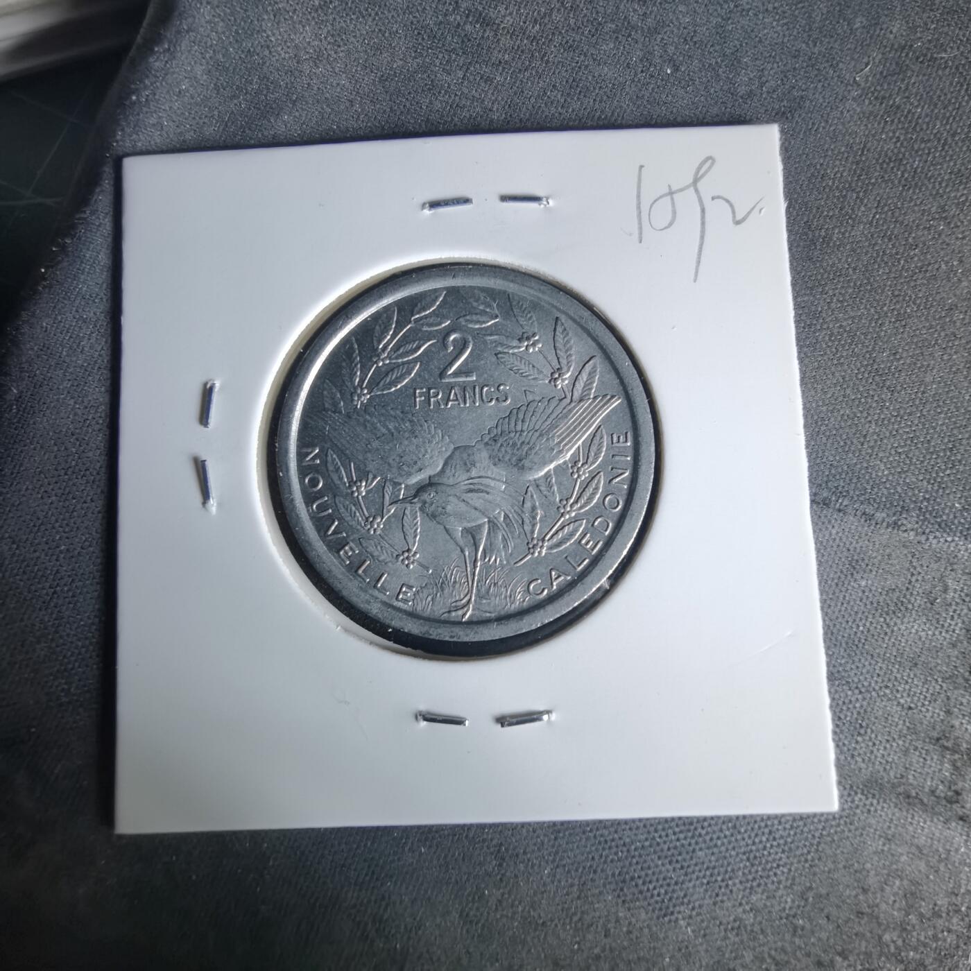 沼泽如烟--第1015场 法属新喀里多尼亚1971年2法郎