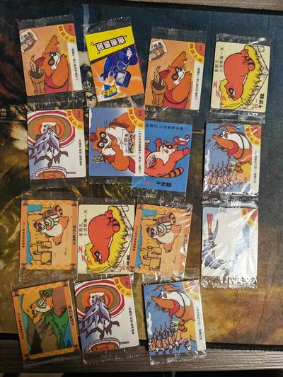 阳大大卡牌拍卖第103期（持续收拍品，周五晚上九点截拍，进群福利早知道） - 小浣熊 30周年 干脆面 面卡15张