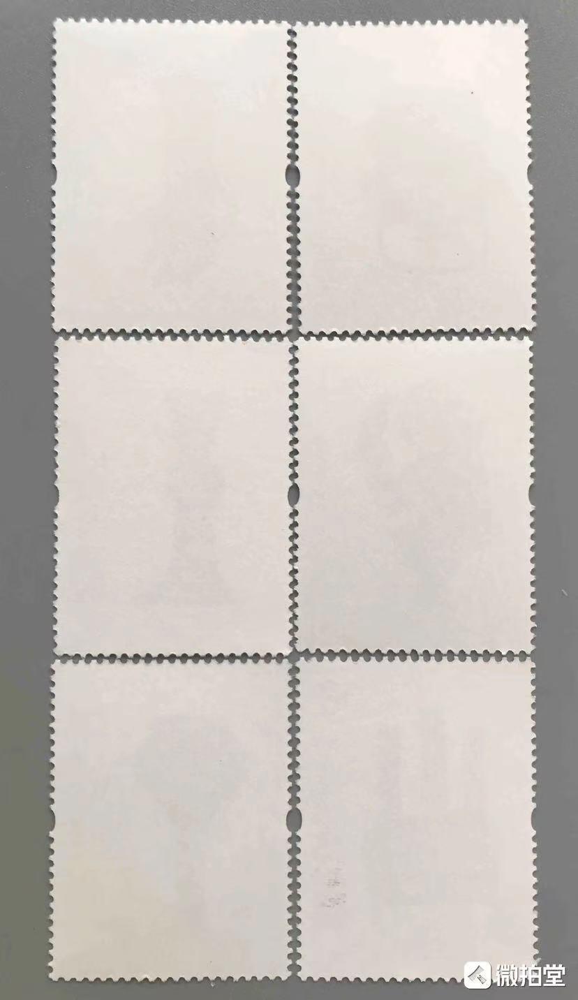 “景泰蓝”邮票1套6枚。