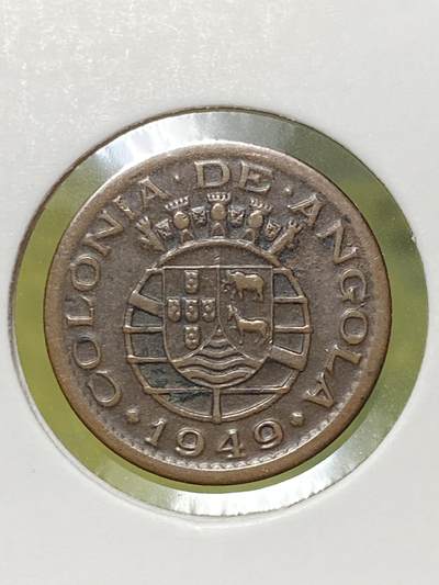 2026年第三十三场(总第二百零二场）外国精品纸夹币场(免佣金) - 少见–葡属安哥拉1949年10分(葡萄牙击败荷兰收回罗安达300周年纪念币，关门年仅发行2年)