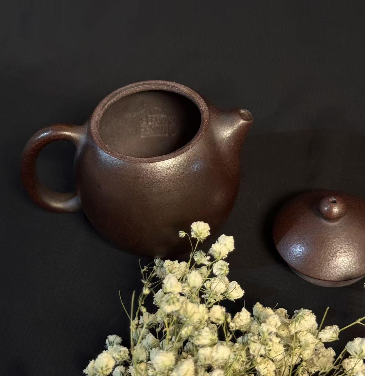 零元拍：原矿手工紫砂小龙蛋壶（200毫升