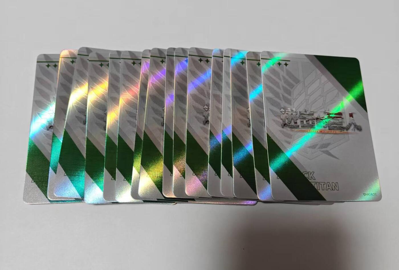 满赠PR！！龙虎卡牌-七七场（满200元包邮，无佣金，每周六结拍，欢迎送拍） 16张不重复  进击的巨人  UR