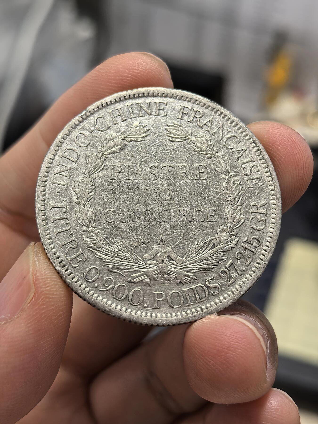 博洋堂世界钱币拍卖第163期（全场包邮） 法属印支1888年坐洋银币，加重好年份