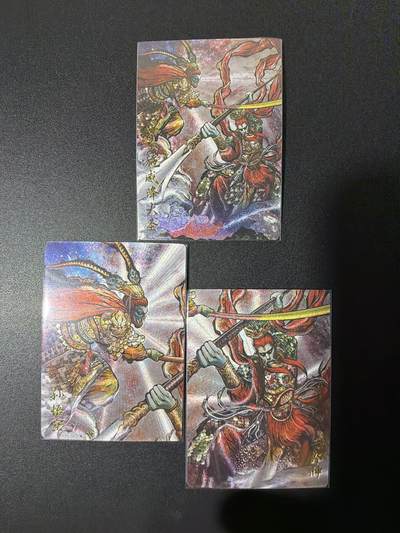 NO.26 好又多金牌大场，夯爆了的马年开门红！每周一站式配齐，方便凑单！（周6晚9点截拍，卖家免费送拍！） - 卡德曼 巾帼水浒特卡 张建东 小圣施威降大圣+大圣小圣 三张粗闪