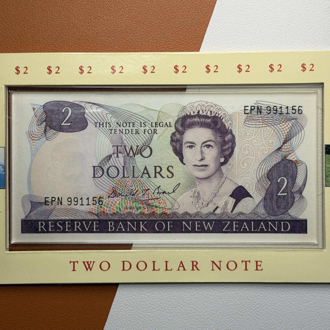 ＜星葵🌻钱币社＞硬币场·第71期·3月10日发货 新西兰1990年1元、2元硬币纸币套装〈纸币同号〉