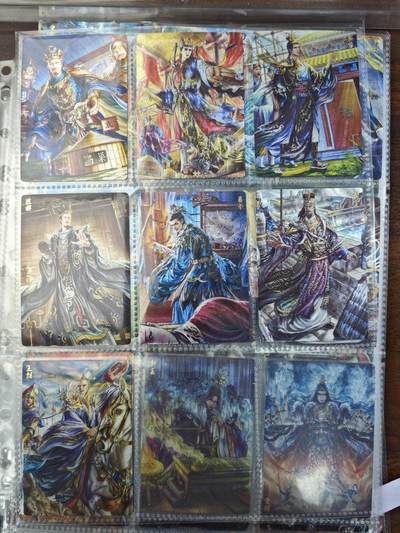 白泽拍卖卡牌手绘专场第33期（去岁千般皆如愿 今年万事定称心） - 2025 卡完帕克 雄国三国 全套 共183张  粗闪