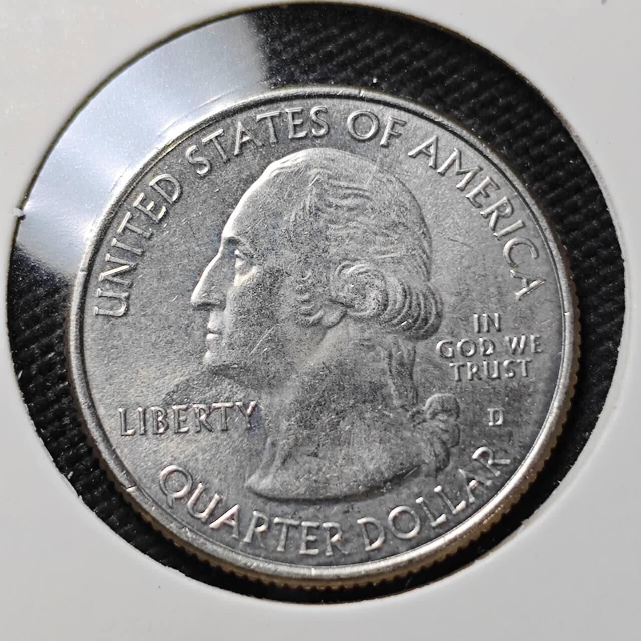 KK钱币收藏小铺   第401期 2月预留时间 周末发货  美国25分纪念币