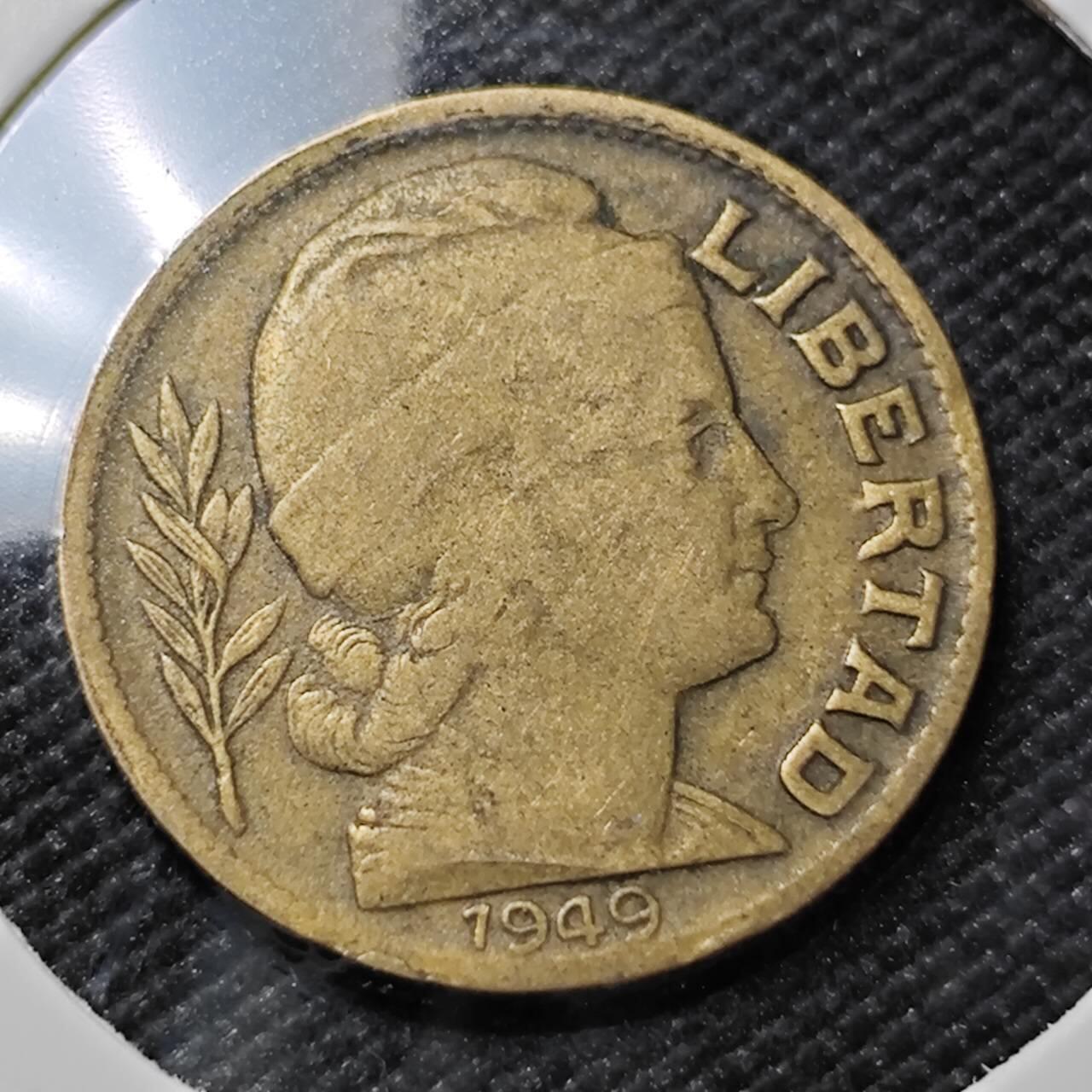 KK钱币收藏小铺   第401期 2月预留时间 周末发货  1949阿根廷10分铜币