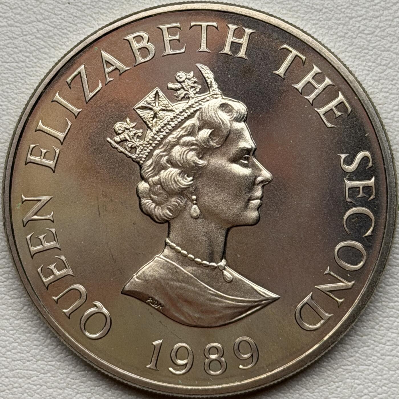 ＜星葵🌻钱币社＞硬币场·第71期·3月10日发货 奥尔德尼岛1989年皇家访问盒装2镑克朗型纪念币