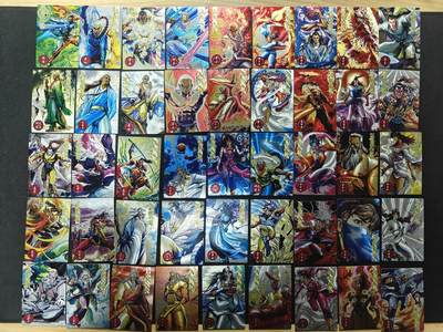 天玑星卡拍第177期《3.9周一截拍》持续收拍收评中 满赠卡需备注 天龙八部 粗闪 小卡 132张 自制卡