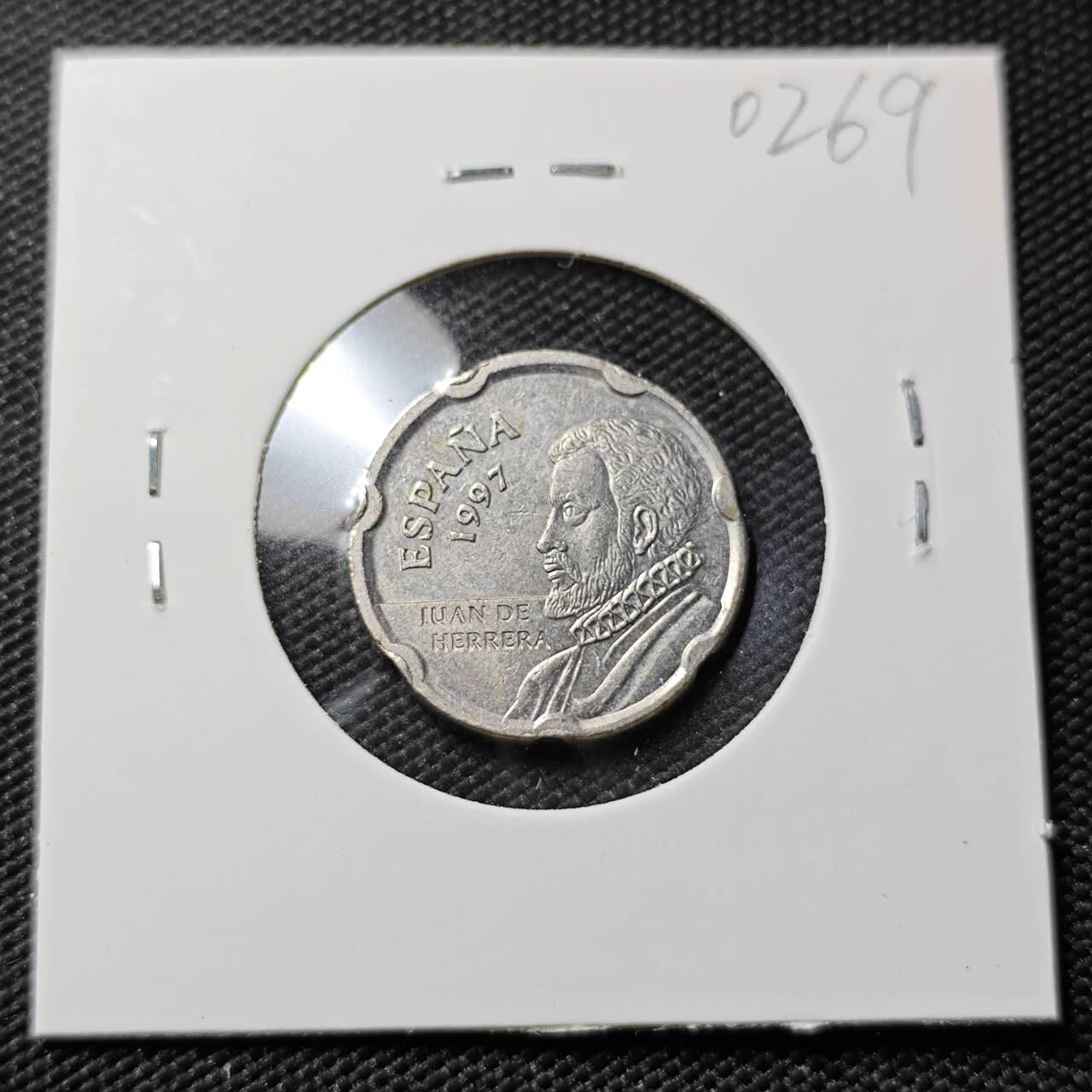 KK钱币收藏小铺   第402期 2月预留时间 周末发货  西班牙50比塞塔纪念币