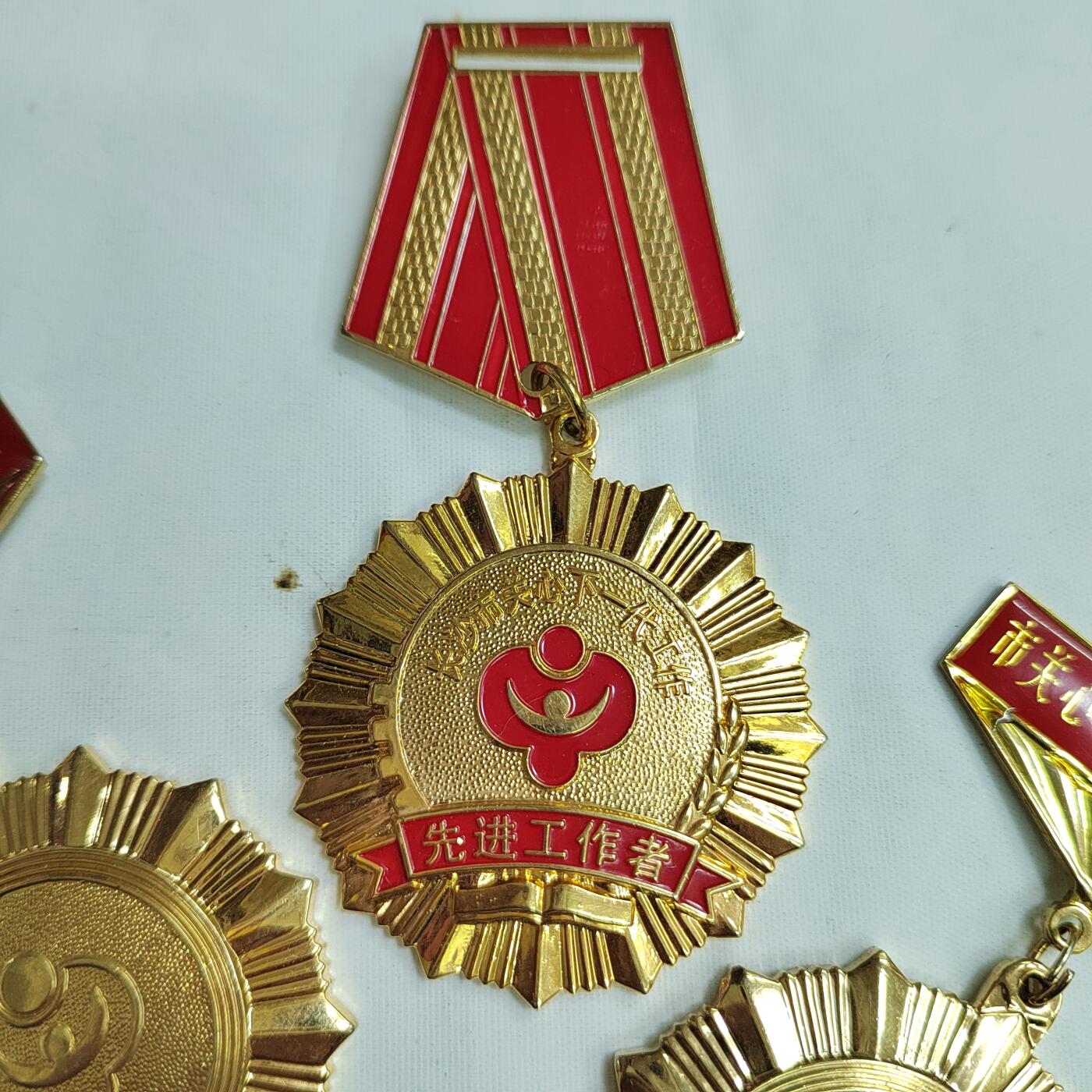 PCAI钱币  6-769  钱币纪念章邮票小专场 三枚大型金属纪念章