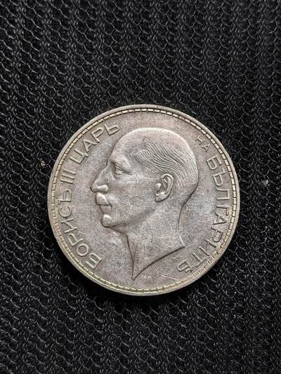 道一币馆币章第一百六十八场 - 保加利亚1934年鲍里斯三世100列弗银币  20g 50s