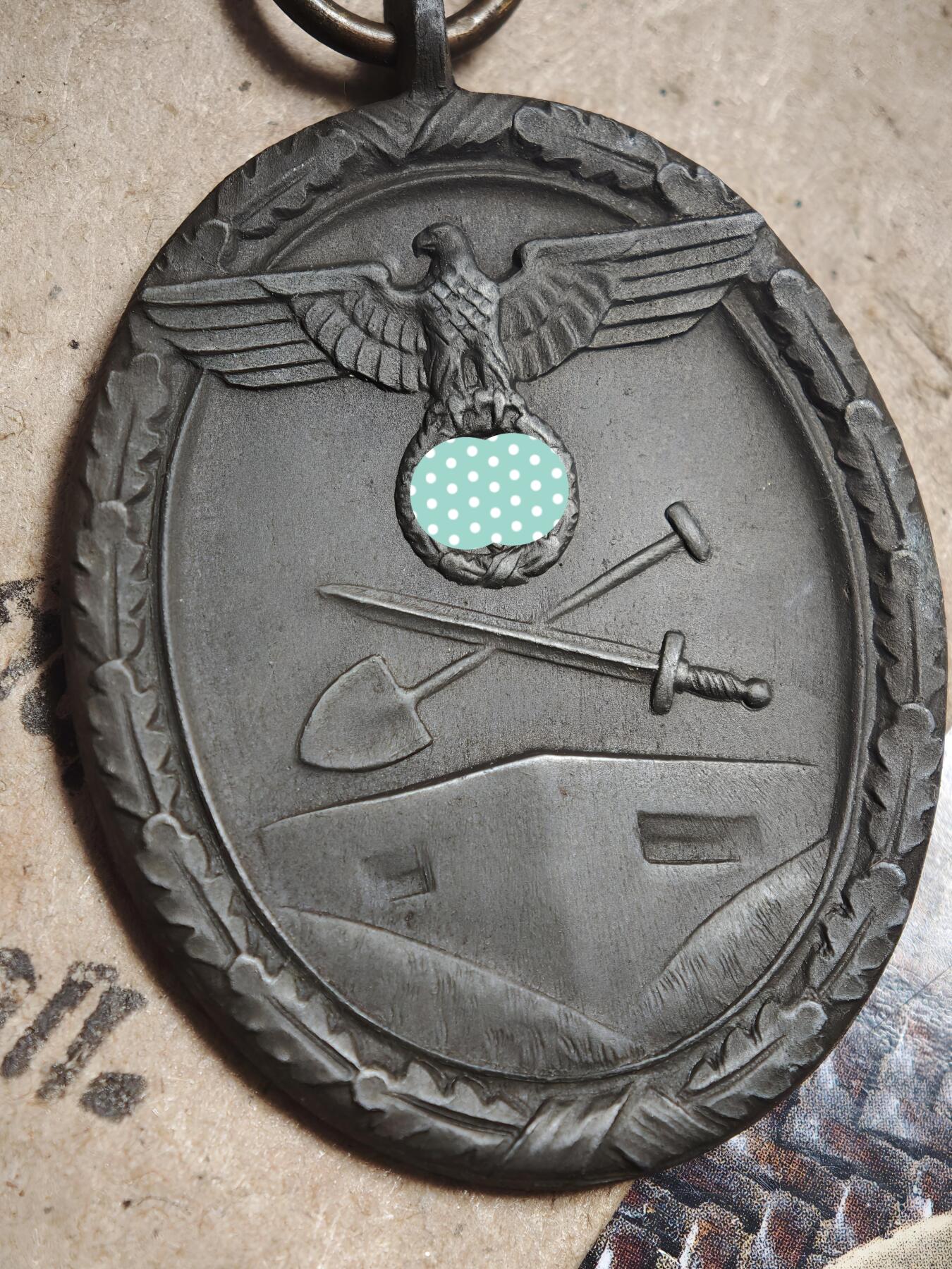 2026年3月捡漏拍 二战德国西线防御奖章