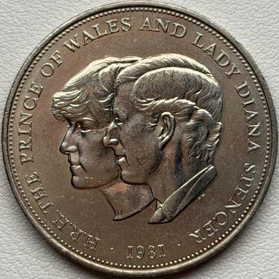 ＜星葵🌻钱币社＞硬币场·第71期·3月10日发货 - 英国1981年皇家婚礼25便士克朗型纪念币