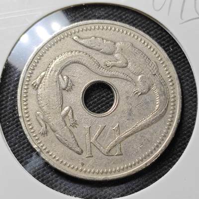 KK钱币收藏小铺   第401期 2月预留时间 周末发货 -  巴布内亚新几内亚1基纳
