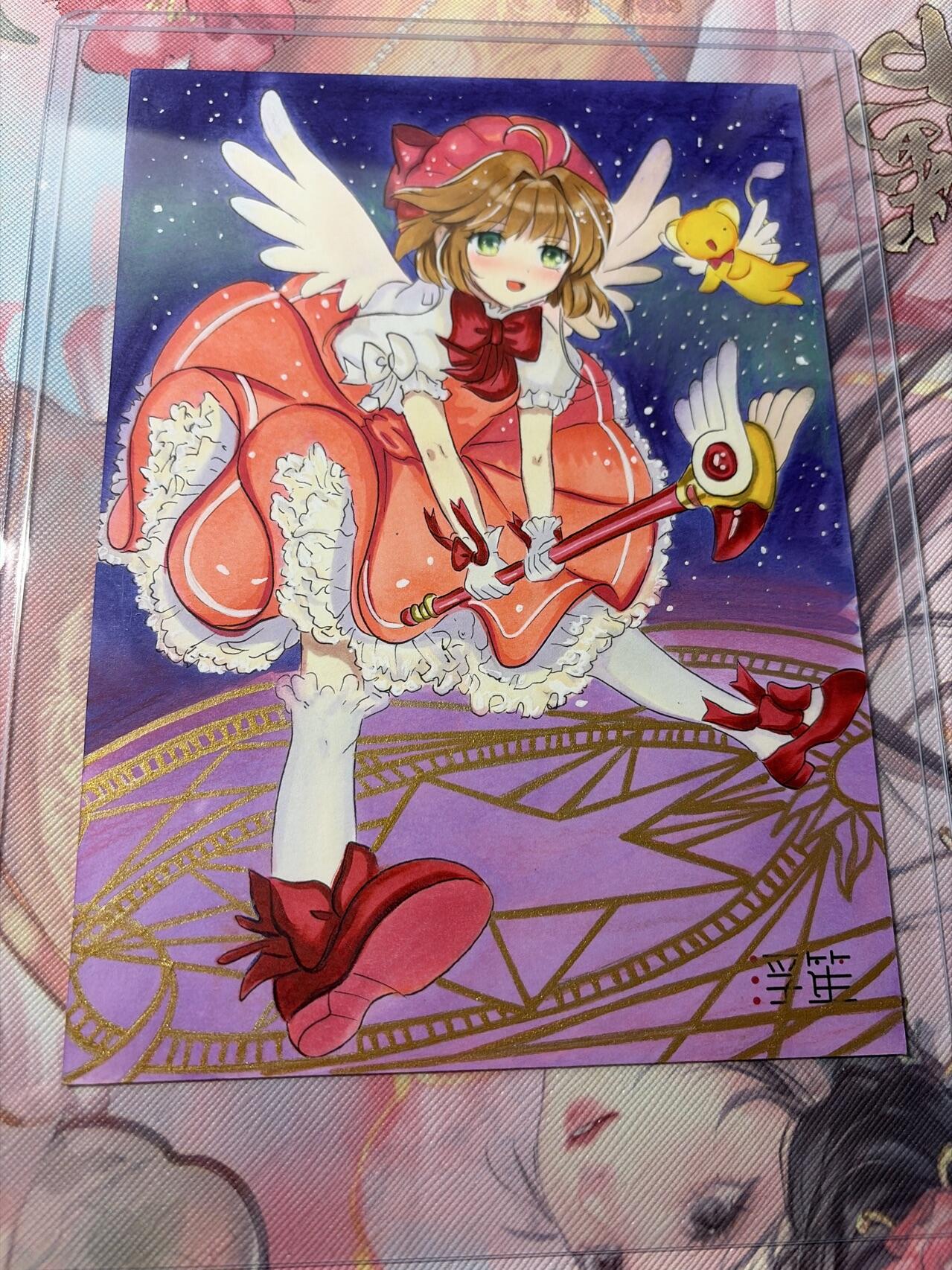 麦趣喜第三场 手绘专场 (3月13号周五晚上23点截拍，专注买家市场，福利拉满)  浮笙工作室 B6大小动漫手绘 带硬壳保护夹 125MM*176MM