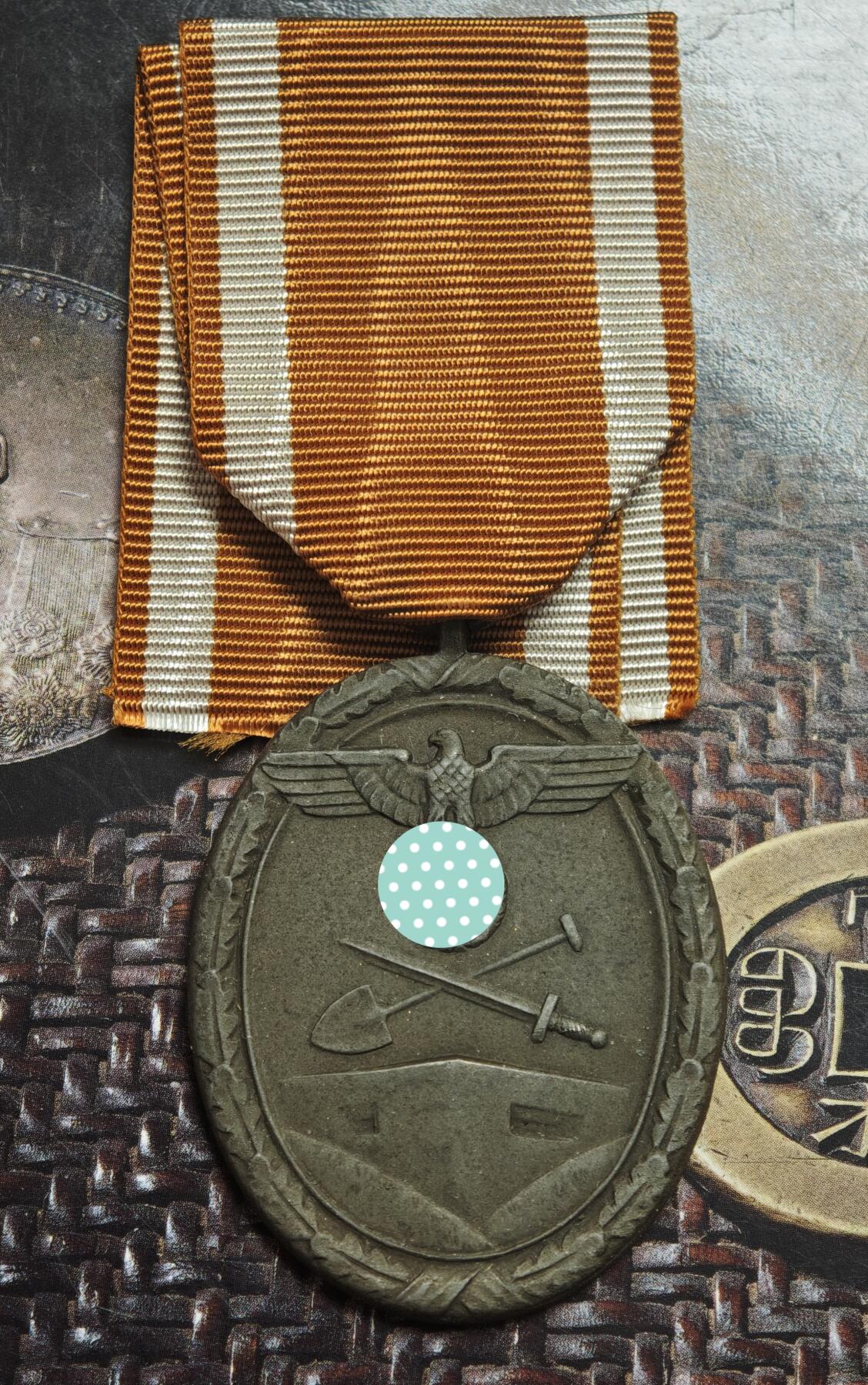 2026年3月捡漏拍 二战德国西线防御奖章