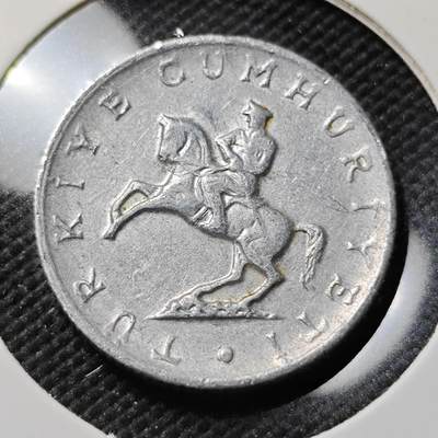 KK钱币收藏小铺   第401期 2月预留时间 周末发货 -  土耳其5里拉