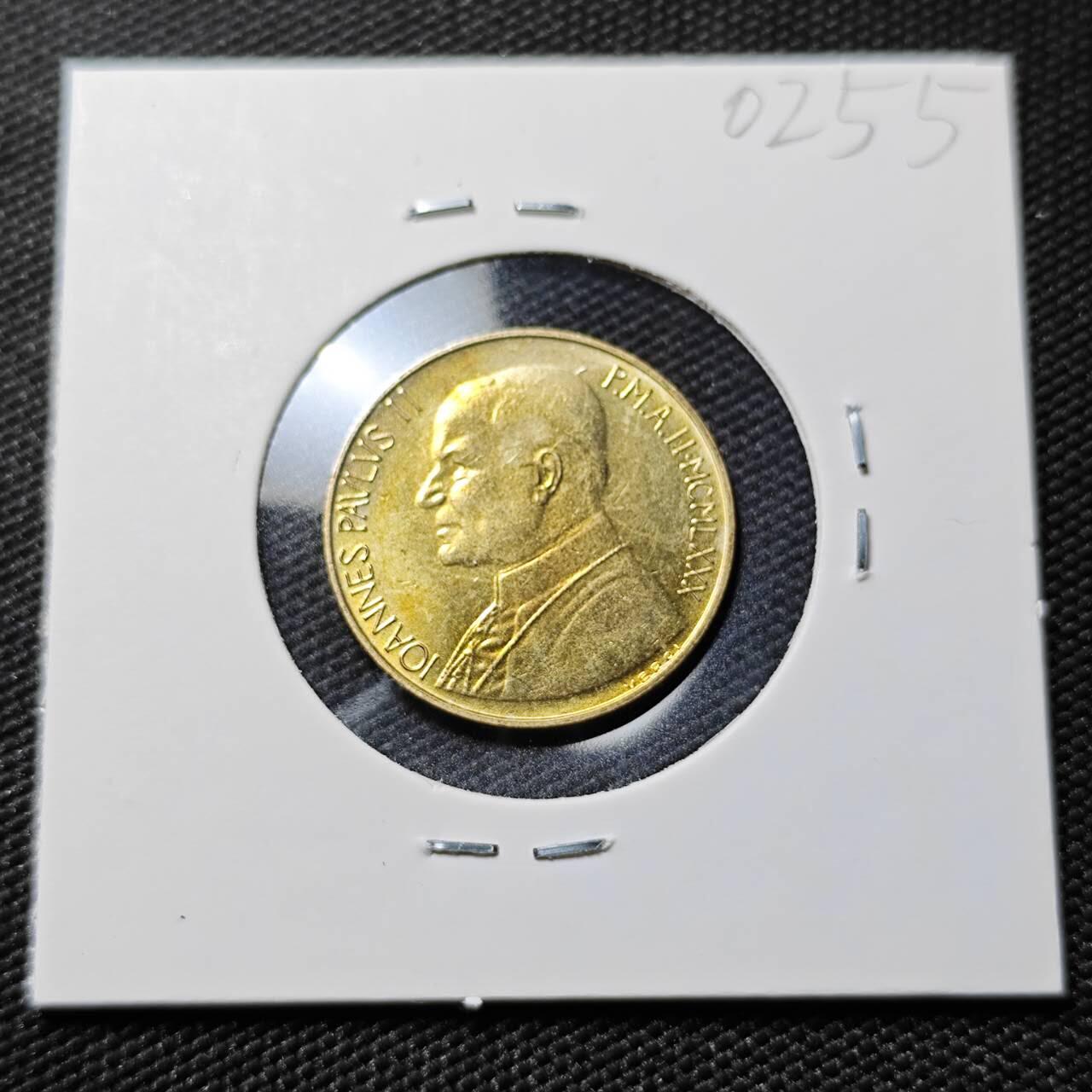 KK钱币收藏小铺   第402期 2月预留时间 周末发货  梵蒂冈20里拉