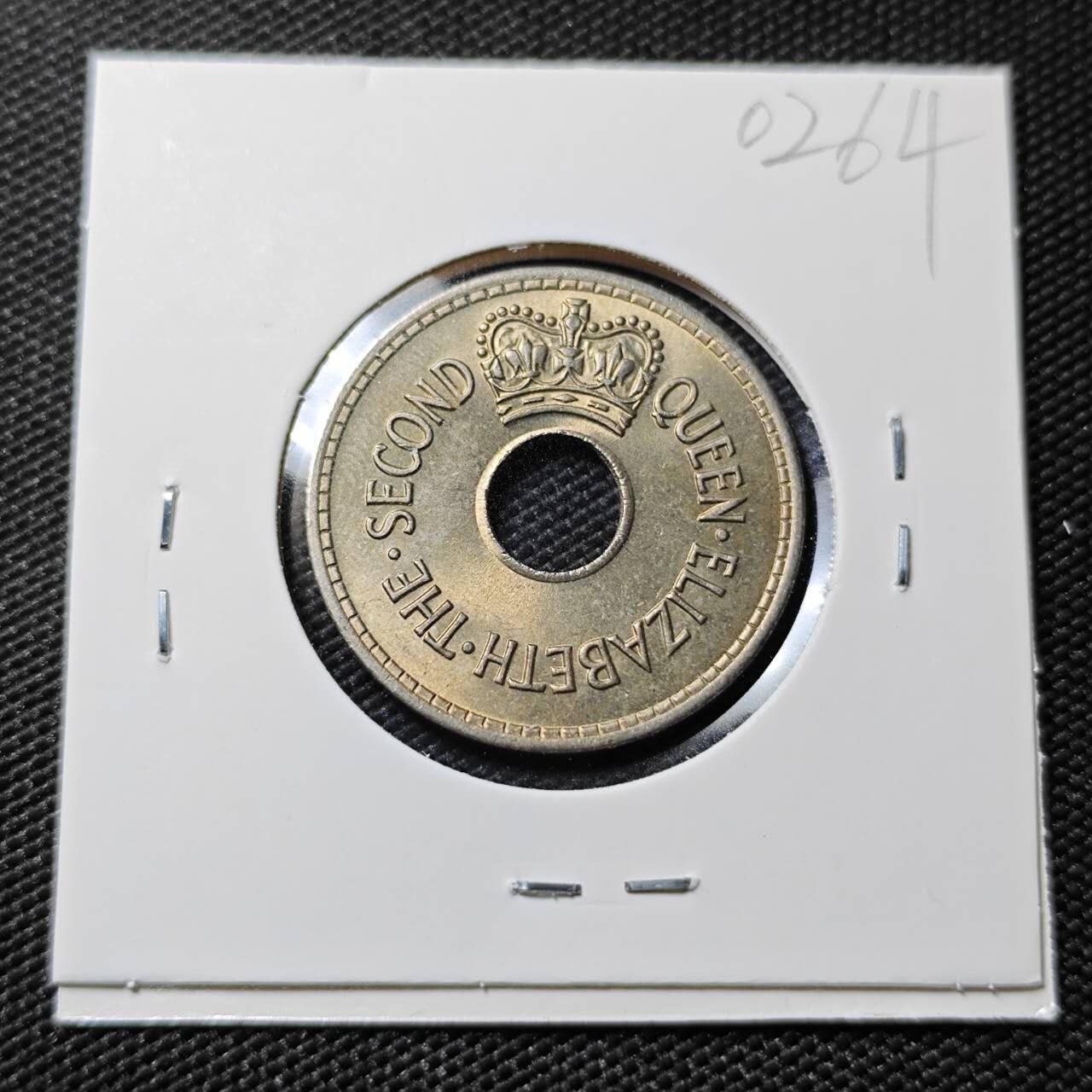 KK钱币收藏小铺   第402期 2月预留时间 周末发货  斐济1便士 好品