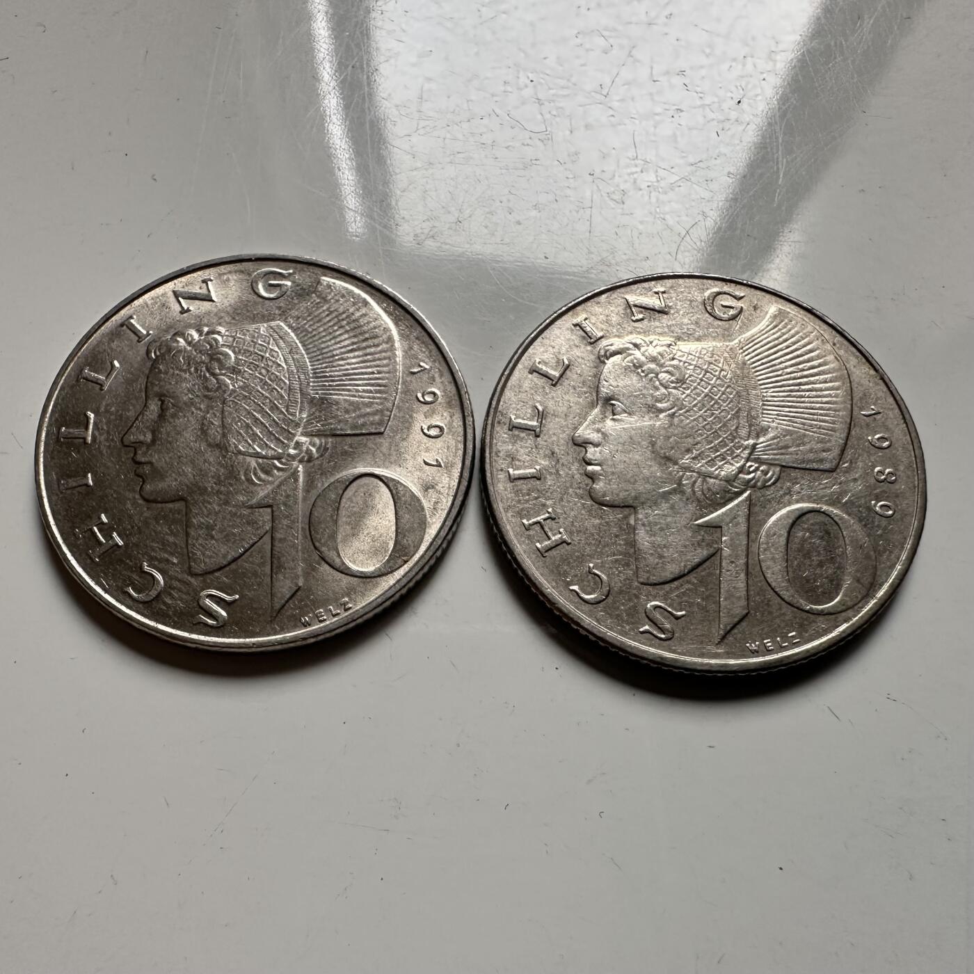 🌹外币初藏🌹🐯2026年第25场  每周二四六晚8️⃣点 接代拍 奥地利10先令两枚