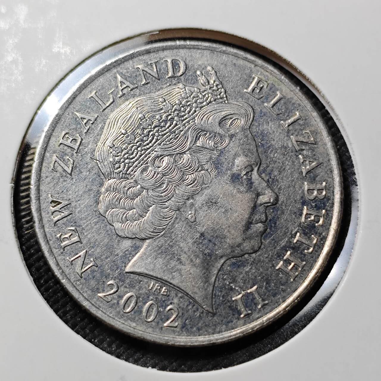 KK钱币收藏小铺   第401期 2月预留时间 周末发货  2002新西兰50分