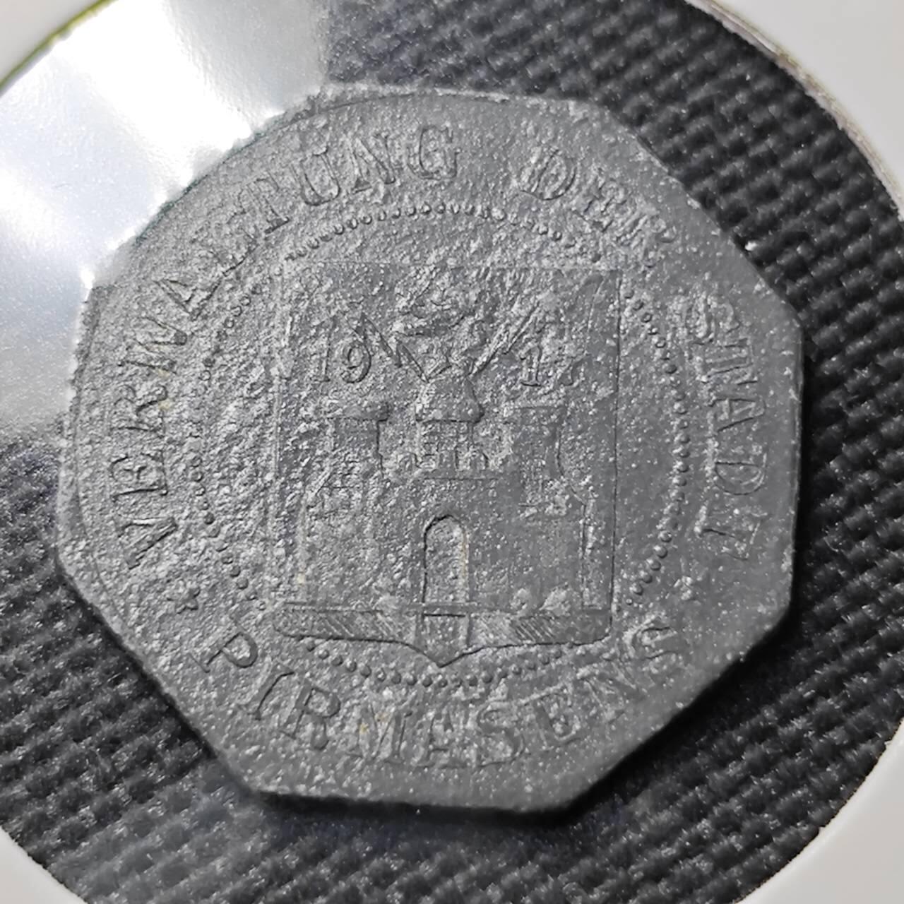 KK钱币收藏小铺   第402期 2月预留时间 周末发货  德紧5芬尼