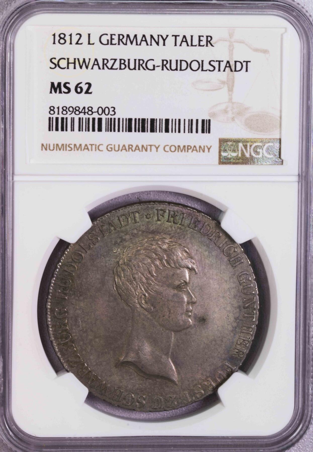 NGC-MS62 1812德国施瓦茨堡鲁道尔斯塔特公园大泰勒