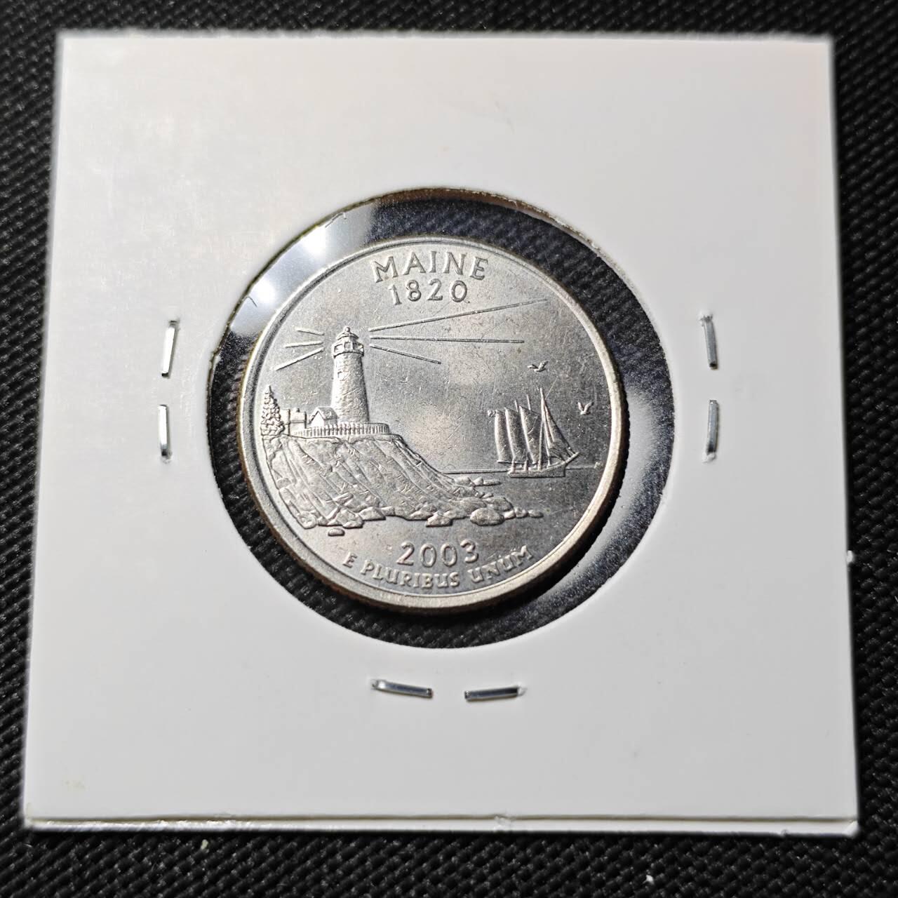 KK钱币收藏小铺   第401期 2月预留时间 周末发货  美国25分纪念币