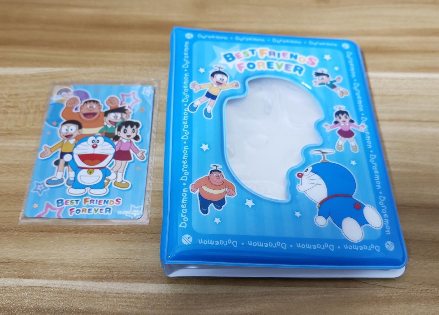 新人福利第一场（限时免佣寄、拍！！支持卡牌、盲盒各类潮玩） 卡游哆啦A梦2宫格卡册+限量PR卡一张（自带20张卡页）