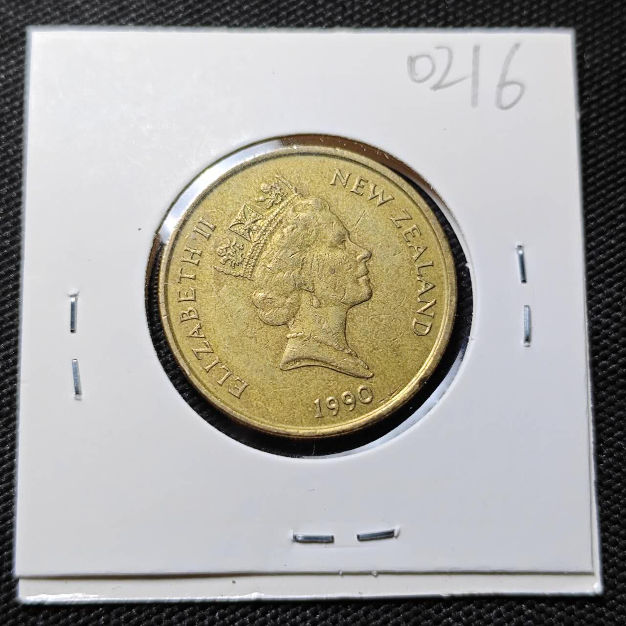 KK钱币收藏小铺   第402期 2月预留时间 周末发货  新西兰2元