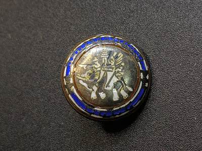 （不断上新中，开春初拍流量差 欢迎转发有佣金红包）云宸嘉赏-勋臻精藏⭐️年后精品专拍场次🎖 - 泰王国武装力量拉玛8世二战时期皇家军队证章 银珐琅 背后有厂标 含银量90+ 非常少