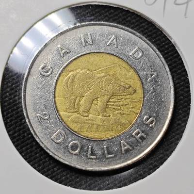 KK钱币收藏小铺   第401期 2月预留时间 周末发货 -  加拿大2元