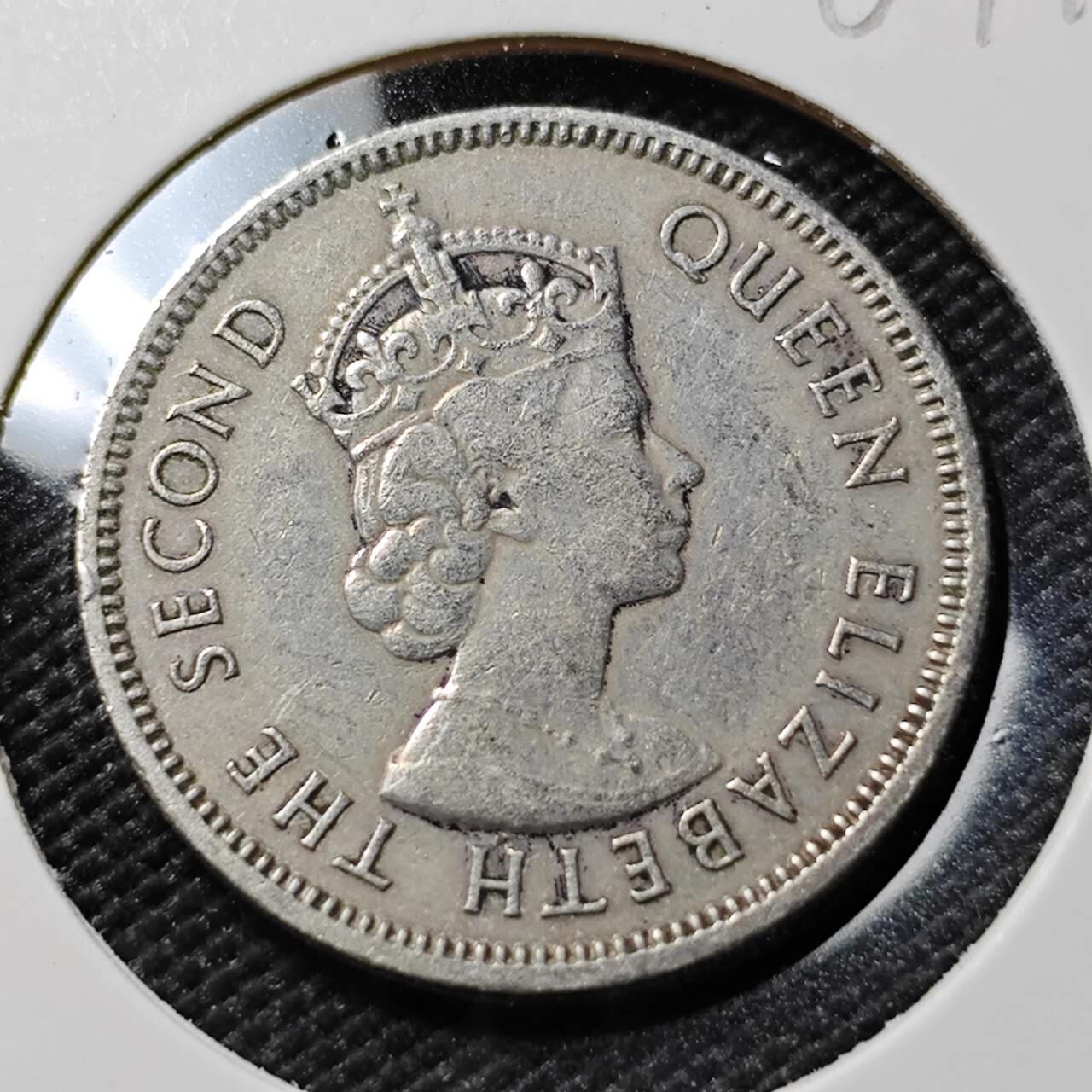 KK钱币收藏小铺   第401期 2月预留时间 周末发货  1971英属塞浦路斯1/2卢比