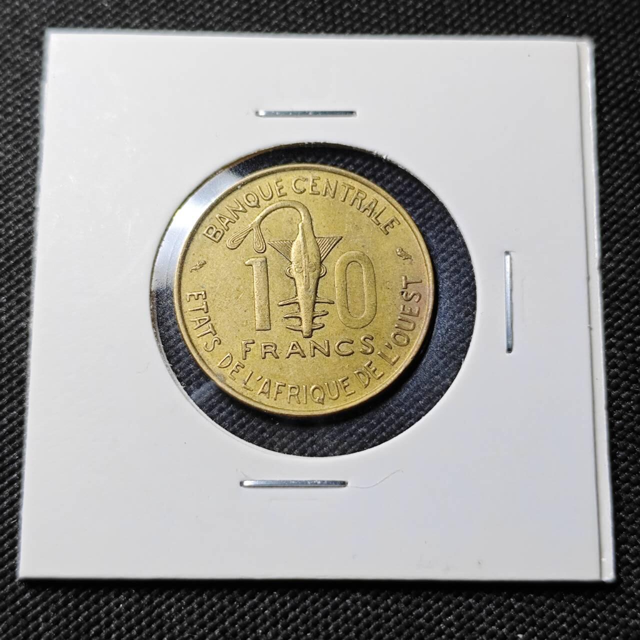 KK钱币收藏小铺   第401期 2月预留时间 周末发货  西非10法郎