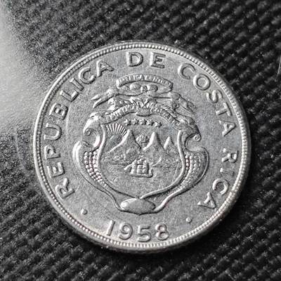 KK钱币收藏小铺   第401期 2月预留时间 周末发货 -  1958哥斯达黎加5分