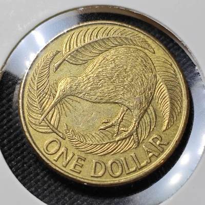 KK钱币收藏小铺   第401期 2月预留时间 周末发货 -  新西兰1元