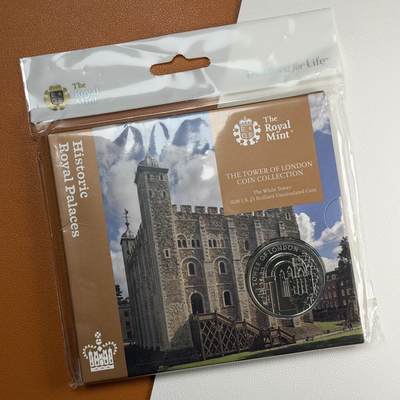 ＜星葵🌻钱币社＞硬币场·第71期·3月10日发货 - 〈发行量14689〉英国2020年伦敦塔·白塔卡装5镑克朗型纪念币