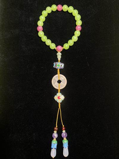 古钱币十八子手持念珠手串-天禧通宝 - 古钱币十八子手持念珠手串-天禧通宝