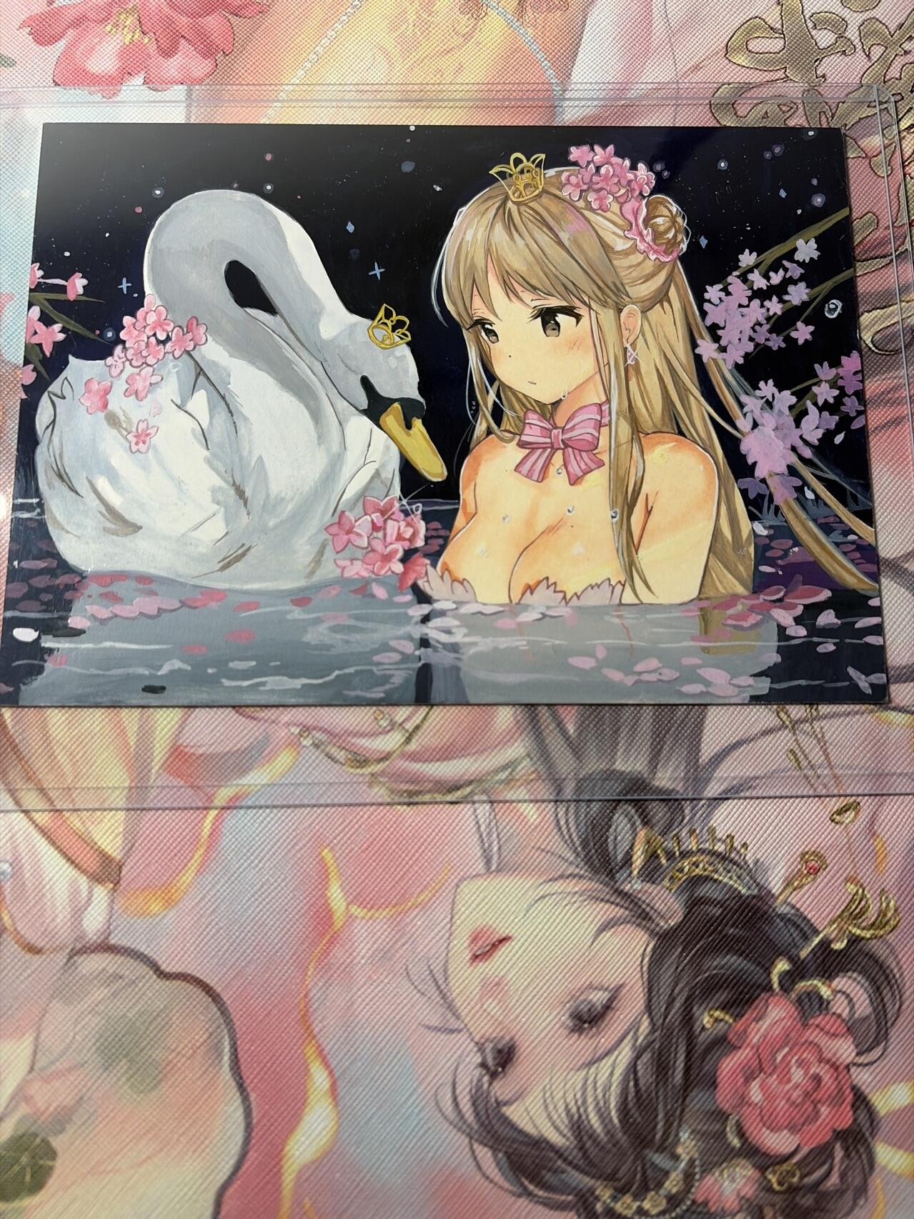 麦趣喜第三场 手绘专场 (3月13号周五晚上23点截拍，专注买家市场，福利拉满)  浮笙工作室 B6大小动漫手绘 带硬壳保护夹 125MM*176MM