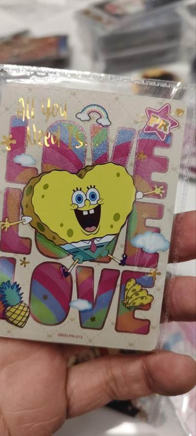 秋原瞳的小店第三十八期（忽如一夜春风来，千树万树梨花开！） - 卡游海绵宝宝原膜主角——活动卡