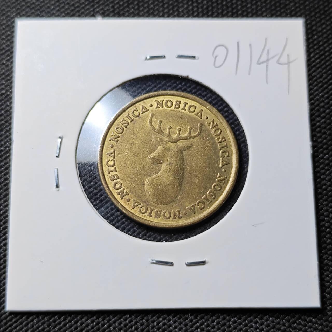 KK钱币收藏小铺   第401期 2月预留时间 周末发货  代币 鹿头