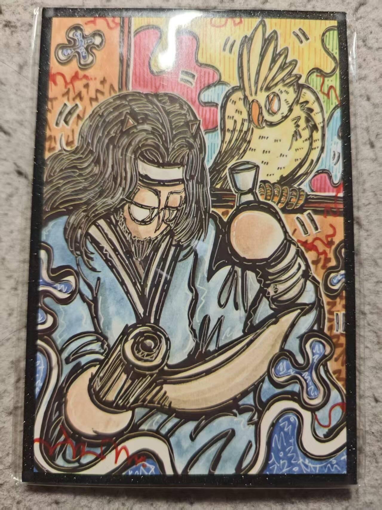 满赠PR！！龙虎卡牌-七七场（满200元包邮，无佣金，每周六结拍，欢迎送拍） 【亲签】A6色纸 waiwai - 郭嘉